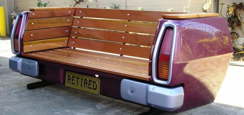 Reutilización creativa: muebles y decoración hechos con piezas de coche